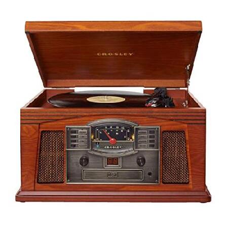 Crosley CR42D-PA Lancaster 3-Speed Turntable with ...