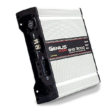 Genius Audio GHD-3000 3000ワット RMS コンパクトカーアンプ モノブロッ...