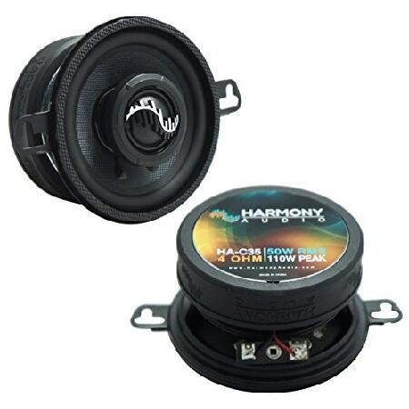 Harmony Audio HA-C35 カーステレオ カーボン 3.5インチ 交換用 110W オ...