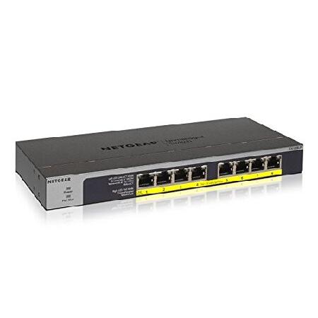 Netgear GS108LP 8-Port Gigabit Ethernet LAN PoE Sw...