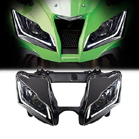 KT フルLEDヘッドライトアセンブリ Kawasaki Ninja ZX-10R 2011-201...