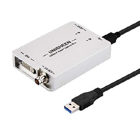 UNISHEEN USB3.0 SDI HDMI DVI ビデオキャプチャカード Windows、L...