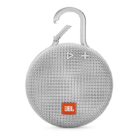 JBL Clip 3, Steel White - Waterproof, Durable ＆ Po...