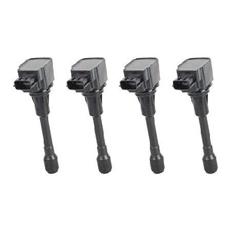 イグニッションコイルパック4個セット - 日産＆インフィニティ車両に対応 - 2007-2017 ア...
