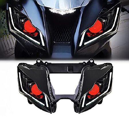 KT フルLEDヘッドライトアセンブリ Kawasaki Ninja ZX-10R 2011-201...
