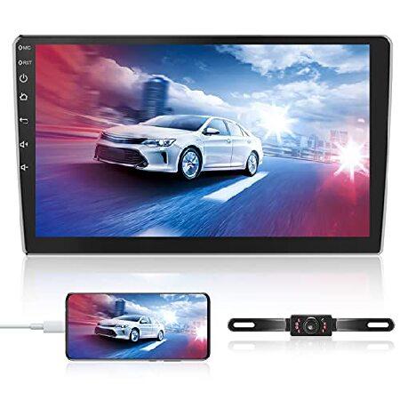 Double Din Car Stereo Radio Receiver, 10.1” 2.5D C...