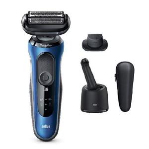 Braun Electric Razor for Men, Series 6 6072cc SensoFlex Electric Foil Shaver with Precision Beard Trimmer, Rechargeable, Wet ＆ Dry with 4in1 SmartCar｜rest