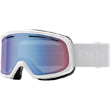Smith レディース ドリフトスノーゴーグル ホワイト/ブルー センサーミラー