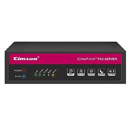 CimFAX T5S 双線版 FAXサーバ 16GB容量 スピード33.6kpbs 企業用 PC/ス...