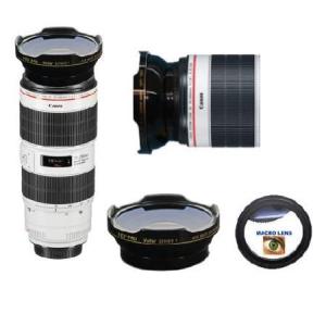 HD3 Wide FISHEYE Lens + Macro Lens Designed for Canon EF 70-200mm f/2.8L is III USM Lens｜rest