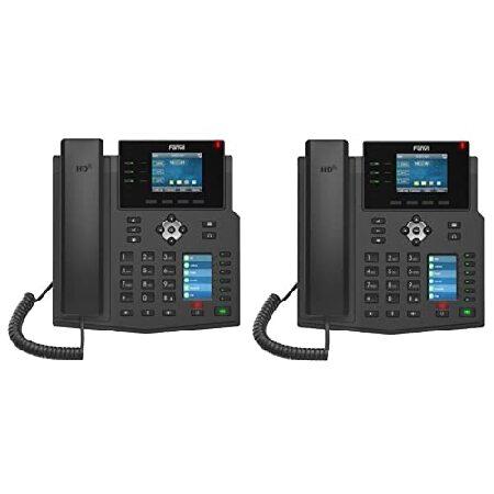 Fanvil IP Phone X4U ギガビット SIP エンタープライズ デスクトップフォン デ...