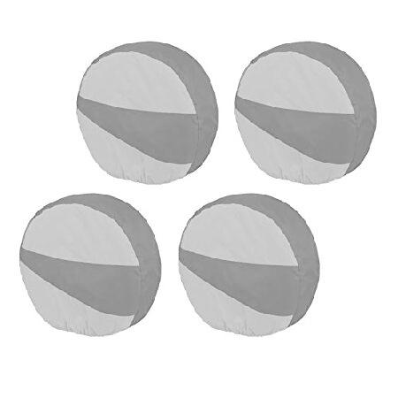 Explore Land 耐久タイヤカバー4点セット - 高耐久タイヤホイールプロテクター RV ジ...