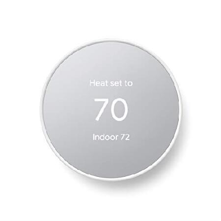 Google Nest サーモスタット - 家庭用スマートサーモスタット - プログラム可能なWiF...