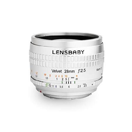 Lensbaby ベルベット 28 キャノンEF用 (シルバー)