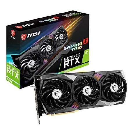 MSI GeForce RTX 3070 GAMING X TRIO グラフィックスボード VD74...