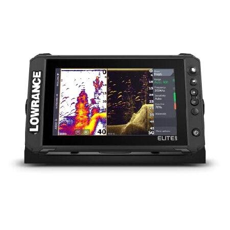 Lowrance Elite FS 9 魚群探知機 アクティブイメージング3イン1トランスデューサ付...