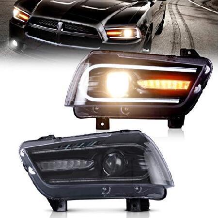 VLAND Headlight Assembly Fit for Dodge Charger 201...