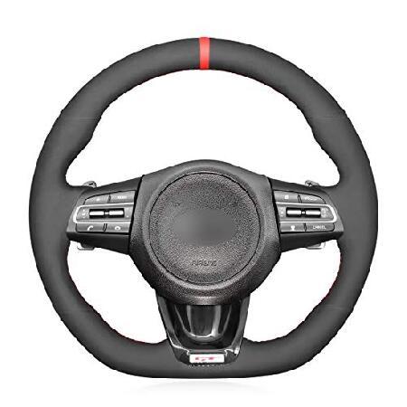 MEWANT カーステアリングカバー Kia Stinger 2018-2022 カスタムハンドステ...