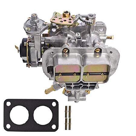 waltyotur 38x38 2バレル ユニバーサルキャブレター 交換用 428 ウェバー タイプ...
