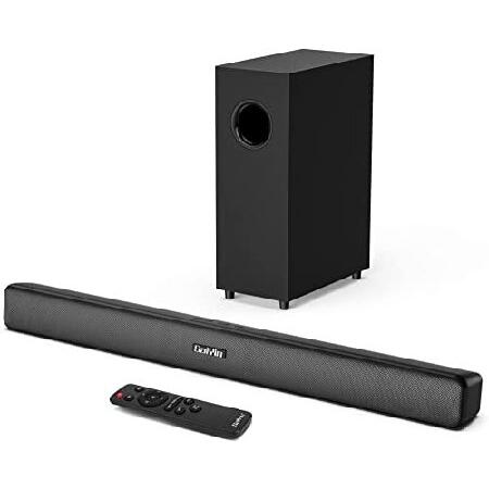 Saiyin Sound Bar for TV with Subwoofer Deep Bass S...