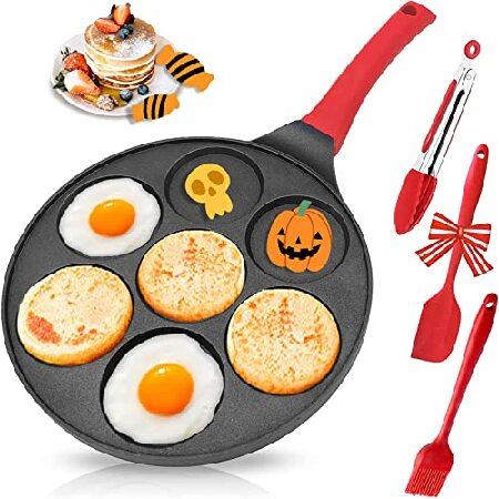 Silver Dollar Pancake Pan for Kids, Nonstick Egg C...