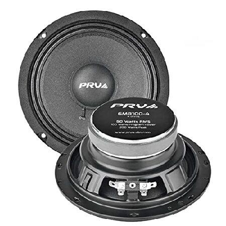 PRV AUDIO 6MB100-4 Pair of 6.5 Inch Midbass Speake...