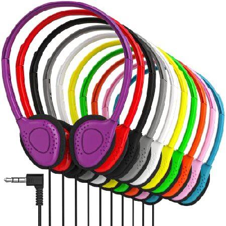 Maeline Bulk On-Ear Headphones with 3.5 mm Headpho...