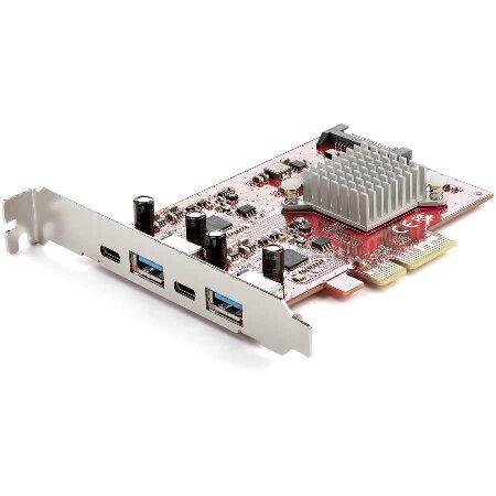 StarTech.com 4ポート増設PCI Expressインターフェースカード／10Gbps U...