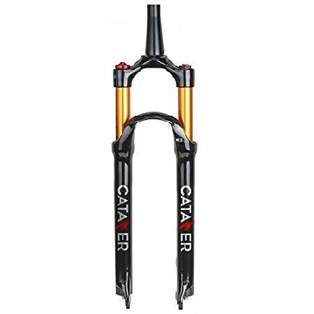 CATAZER MTB エアサスペンションフォーク 26/27.5/29インチ 旅行 120mm Q...