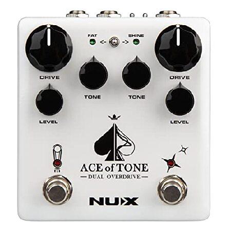 NUX ACE of Tone Dual Overdrive Pedal stacked with ...