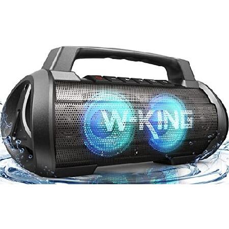 Bluetooth Speakers, W-KING 70W Waterproof Bluetoot...