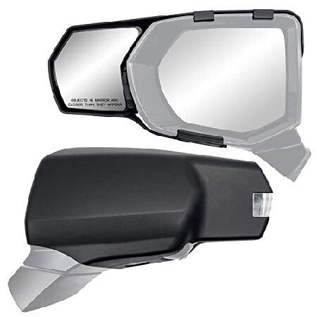 K Source Snap ＆ Zap Custom Towing Mirror Pair for ...
