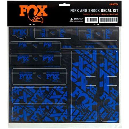 Fox Racing Shox フォーク ＆ ショック デカールキット ブルー ワンサイズ