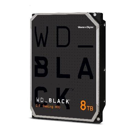 WD_Black 8TB ゲーミング内蔵ハードドライブ HDD - 7200 RPM、SATA 6 ...