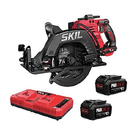 SKIL 2x20V PWR CORE 20 XP Brushless 7-1/4” Rear Ha...