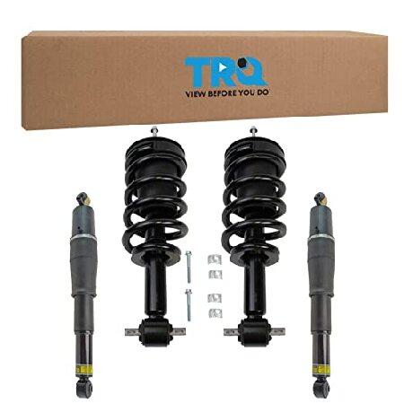 TRQ フロントリアロードショックストラットスプリングアセンブリ LHドライバー RH 助手席側ペア...