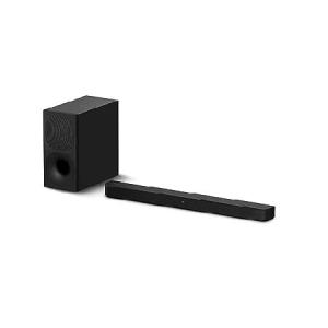 Sony HT-S400 2.1ch Soundbar with Powerful Wireless subwoofer, S-Force PRO Front Surround Sound, and Dolby Digital, Black