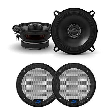 Alpine S-S50 5.25&quot; Coax Speakers with KTE-S50G 5.2...