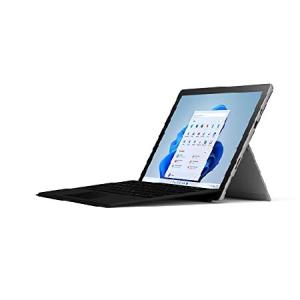 Microsoft - Surface Pro 7+ - 12.3” Touch Screen - Intel Core i5 - 8GB Memory - 128GB SSD with Black Type Cover (Latest Model) - Platinum