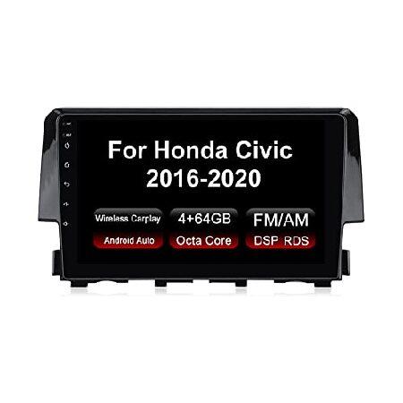 Biorunn Android 11 Car Stereo Radio for Honda Civi...