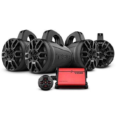 DS18 MP4TP.4A Marine ＆ Powersports Stereo System 4...