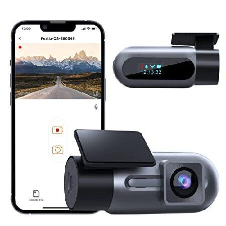 Dash Cam WiFi FHD 1080P Car Camera, Front Dash Cam...
