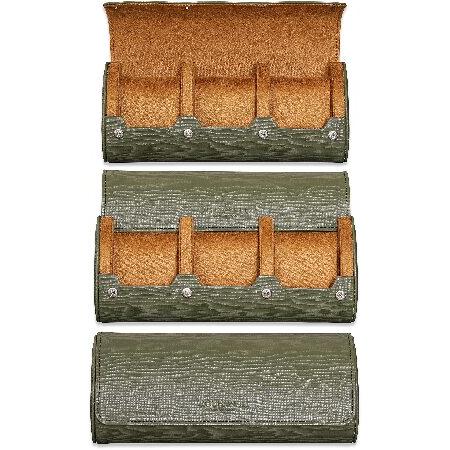 ROTHWELL Watch Roll Travel Case for 3 Watches | To...