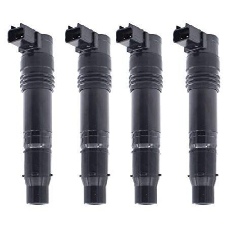 NewYall Pack of 4 Ignition Coil for Ninja ZX-10R Z...