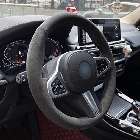MEWANT Alcantara Car Steering Wheel Covers for BMW...