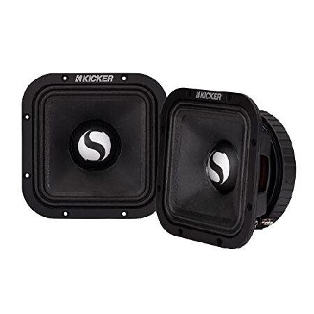 KICKER ST7MR 7インチ (178mm) ストリートシリーズ スクエアミッドレンジ、ペア、...
