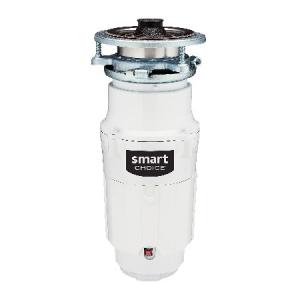 SMART CHOICE SC03DISPC1 1/3 HP Direct Wire Garbage Disposer for Kitchen Sinks, Horsepower