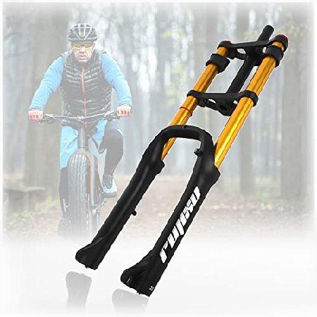 QHIYRZE Bike Fork 20 Inch Fat 4.0&quot; Tire Bike Suspe...