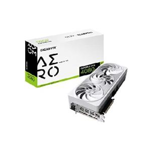 Gigabyte GeForce RTX 4080 16GB AERO OCグラフィックスカード WINDFORCEファン 3X 16GB 256ビット GDDR6X GV-N4080AERO OC-16GD ビデオカード