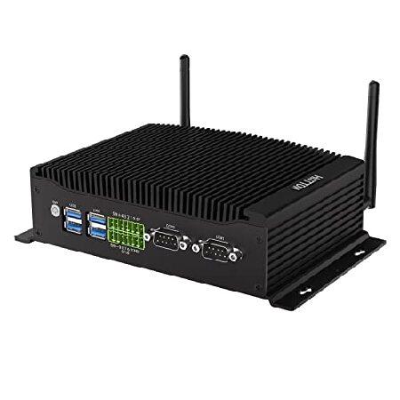 HISTTON Fanless Industrial Mini PC Core i7-10810U,...